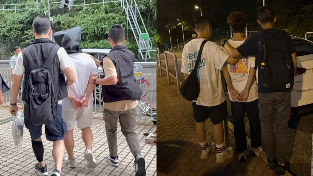 警拘兩收數男最細16歲 涉荃灣葵涌3宗淋紅油