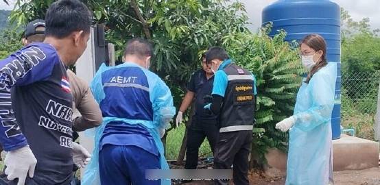 警方在现场取证。星暹传媒