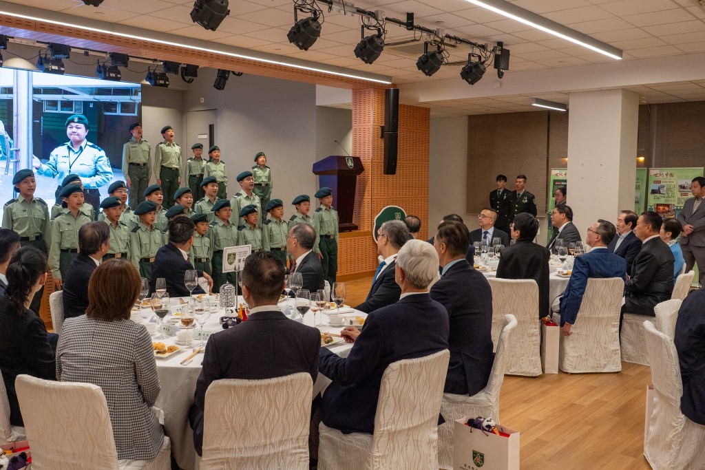 香港青少年军总会成立十年，成员人数由成立之初仅一百余人，发展至现时近五千人的规模。林定国FB图片