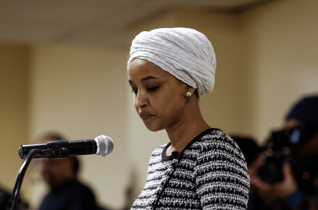 美國明尼蘇達州民主黨聯邦眾議員奧馬爾（Ilhan Omar）/ 路透社