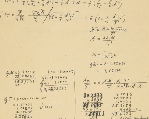 愛因斯坦的相對論手稿於11月底進行拍賣。網圖