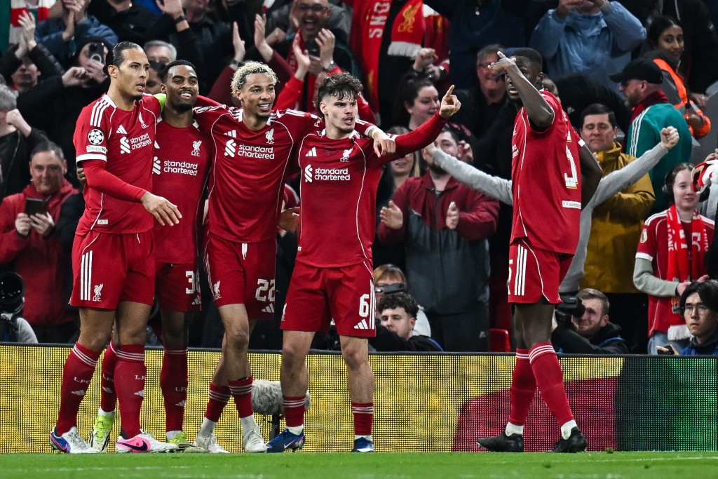 利物浦在欧联16强次回合以总比数反胜4:1晋级。法新社