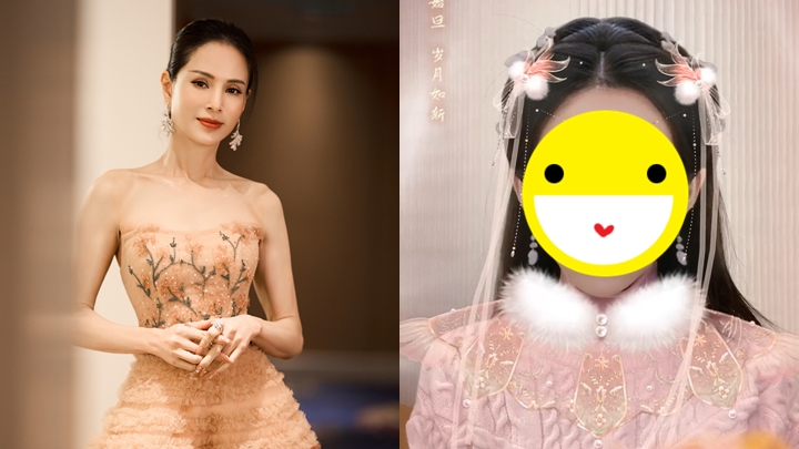 李若彤重手開濾鏡變妙齡少女。