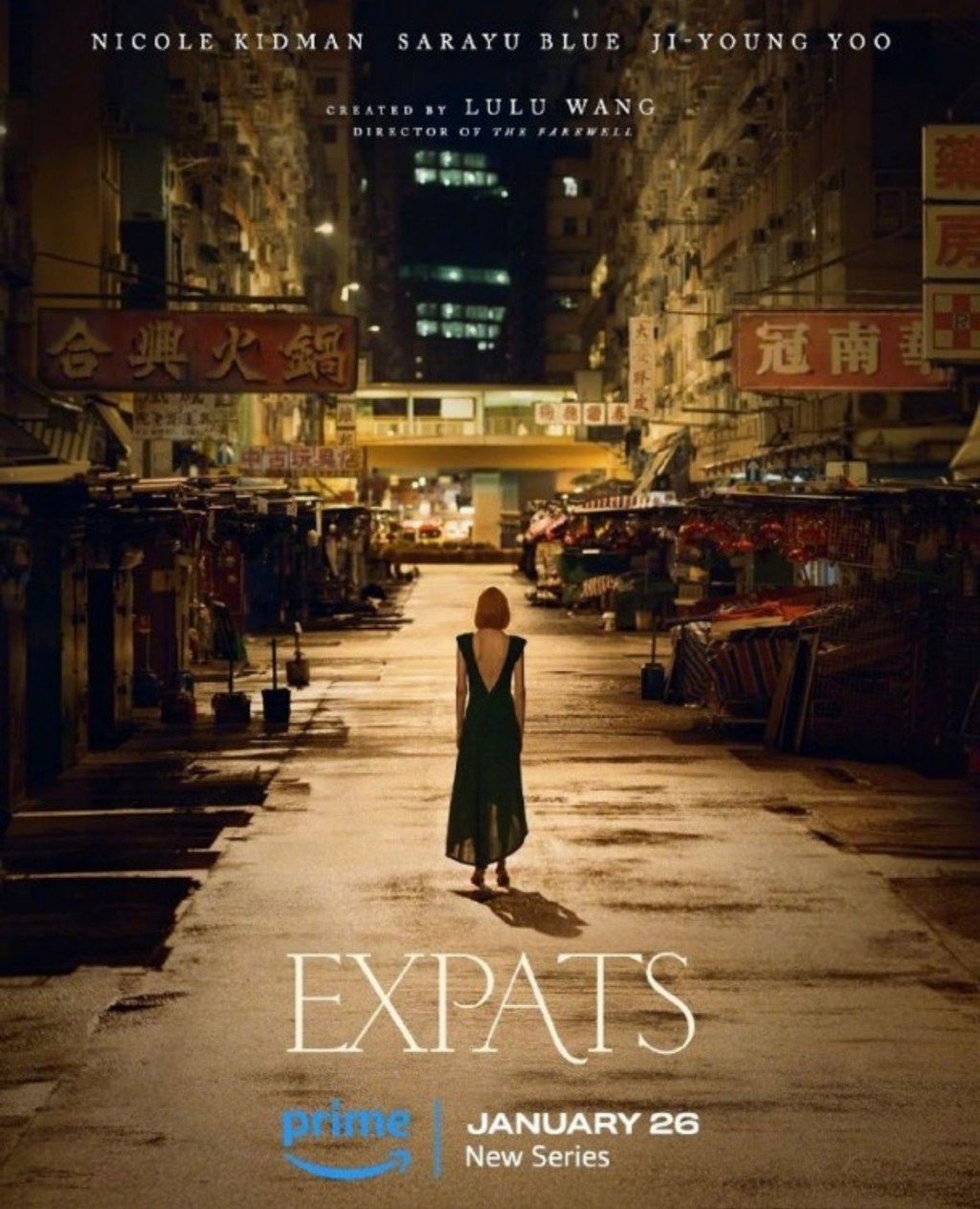 妮歌來港取景新劇《Expats》公開海報及首播日期。