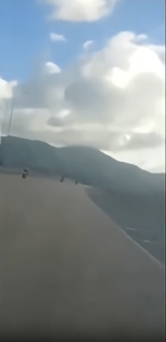 根據網上流傳的車cam片,當時有多輛電單車在粉嶺公路高速狂飆。 根據網上流傳的車cam片,當時有多輛電單車在粉嶺公路高速狂飆。