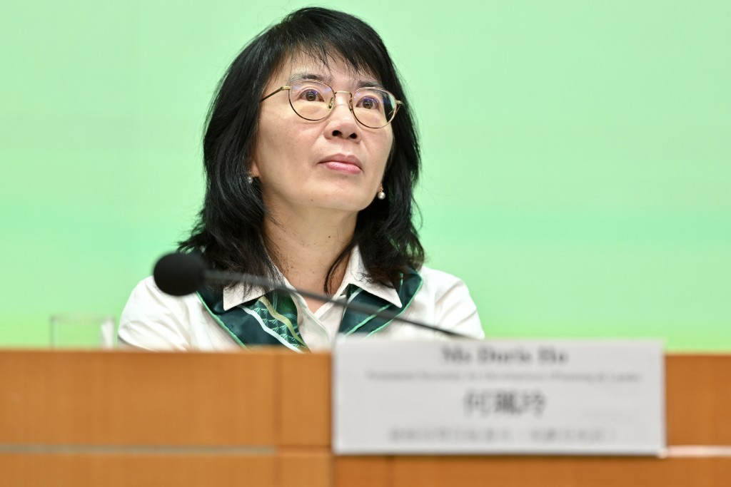 發展局常任秘書長(規劃及地政)何珮玲。資料圖片 發展局常任秘書長(規劃及地政)何珮玲。資料圖片