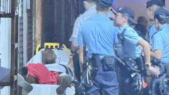 深水埗非洲男子遇查拒合作 兩警制服期間受傷。Facebook 「深水埗街坊會」圖片