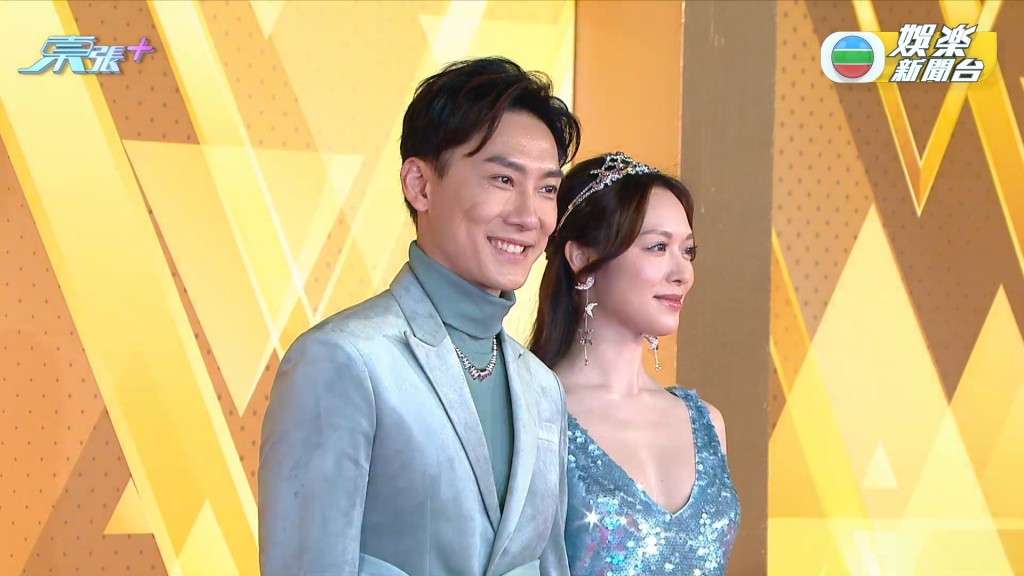 （左起）司儀Patrick Sir（林溥來）、馮盈盈