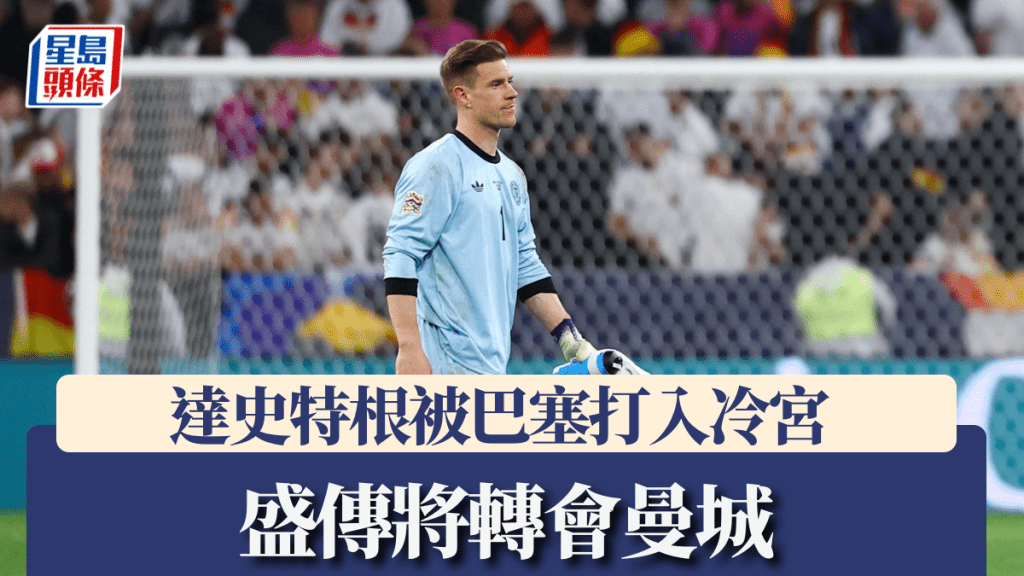 達史特根被巴塞打入冷宮 。路透社