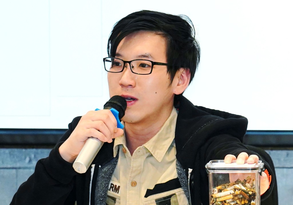 煙語知聲發言人楊浩泉 。資料圖片 煙語知聲發言人楊浩泉 。資料圖片