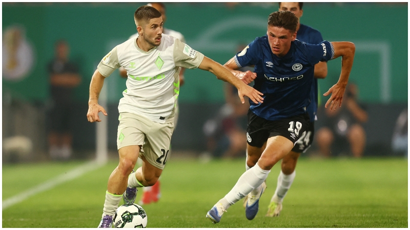  舒密特（左）創造黃金機會屬德甲第2多。REUTERS