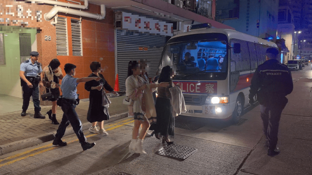 警旺角反黑冚無牌酒吧毒窟 57名男女被捕