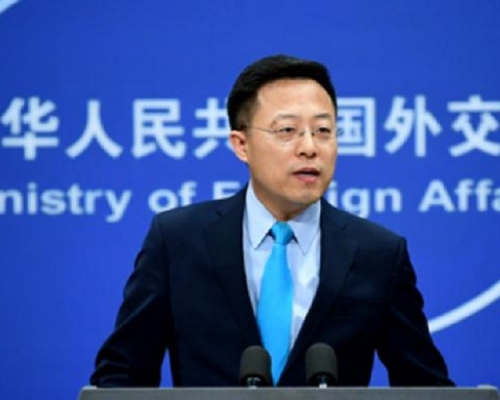 北京外交部发言人赵立坚。网上图片