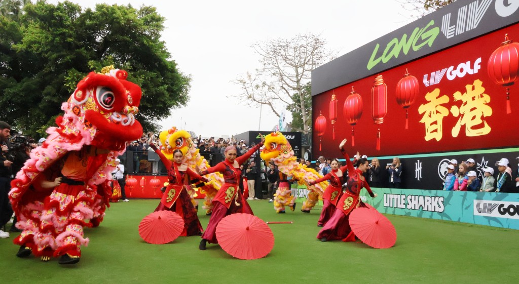 LIV Golf香港站開幕禮。徐嘉華攝