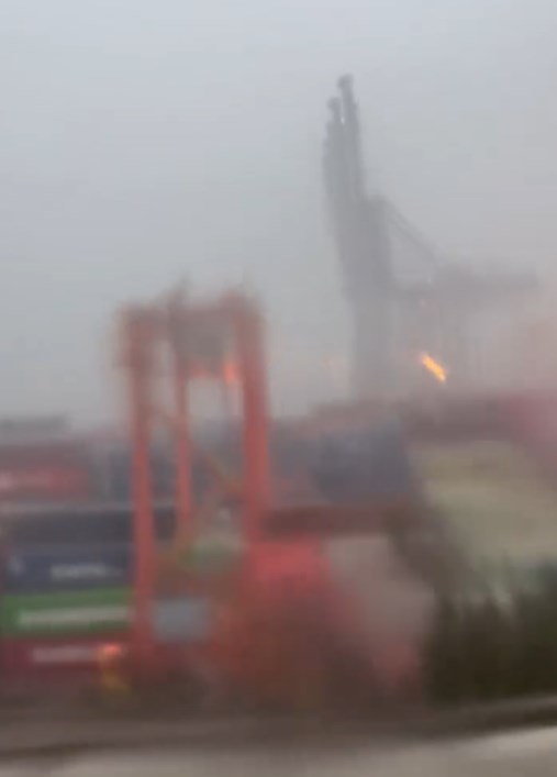 網民:好大雨,早上入屯門。資料來源:lauyiuting330@Threads 網民:好大雨,早上入屯門。資料來源:lauyiuting330@Threads