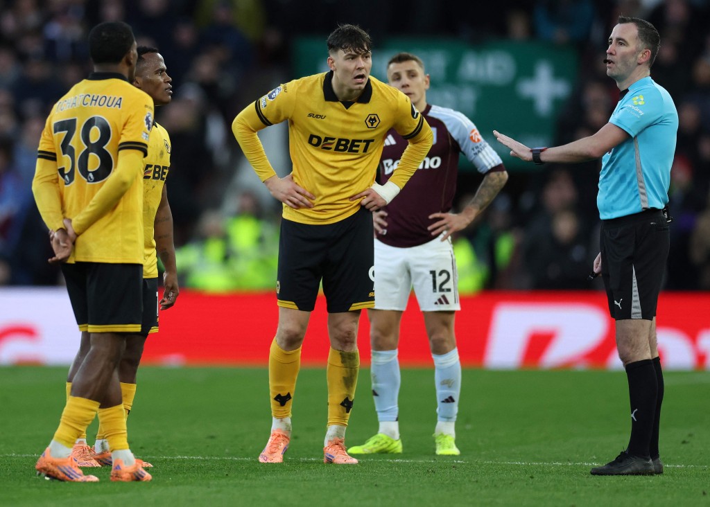 狼隊在14輪英超只有2分。法新社