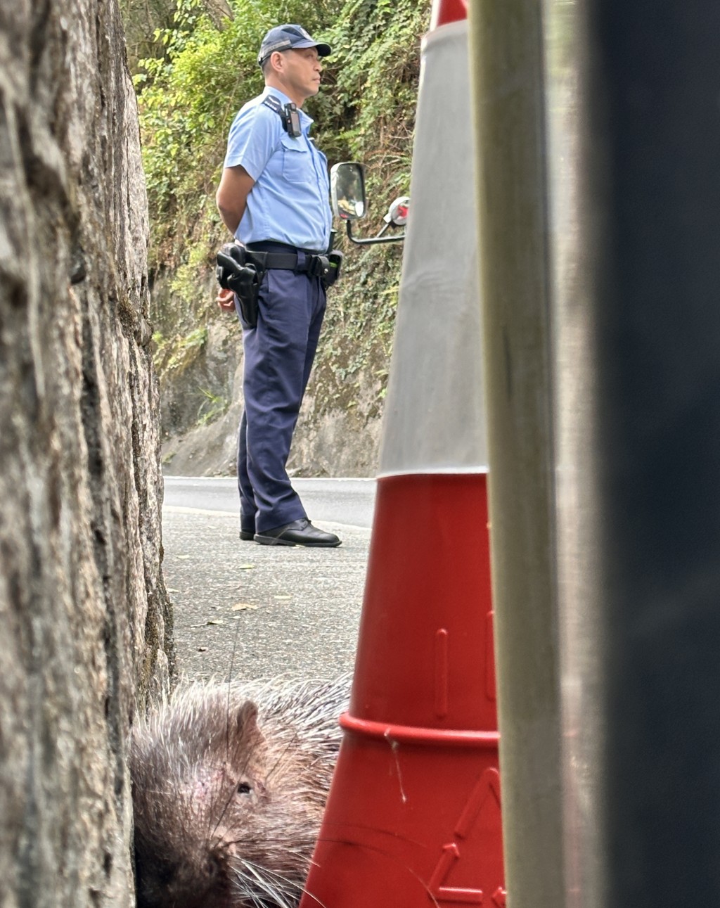 警員在場處理。