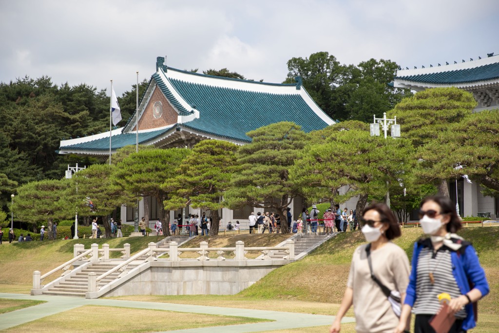 南韓將前總統府青瓦臺打造為旅遊地標。 新華社