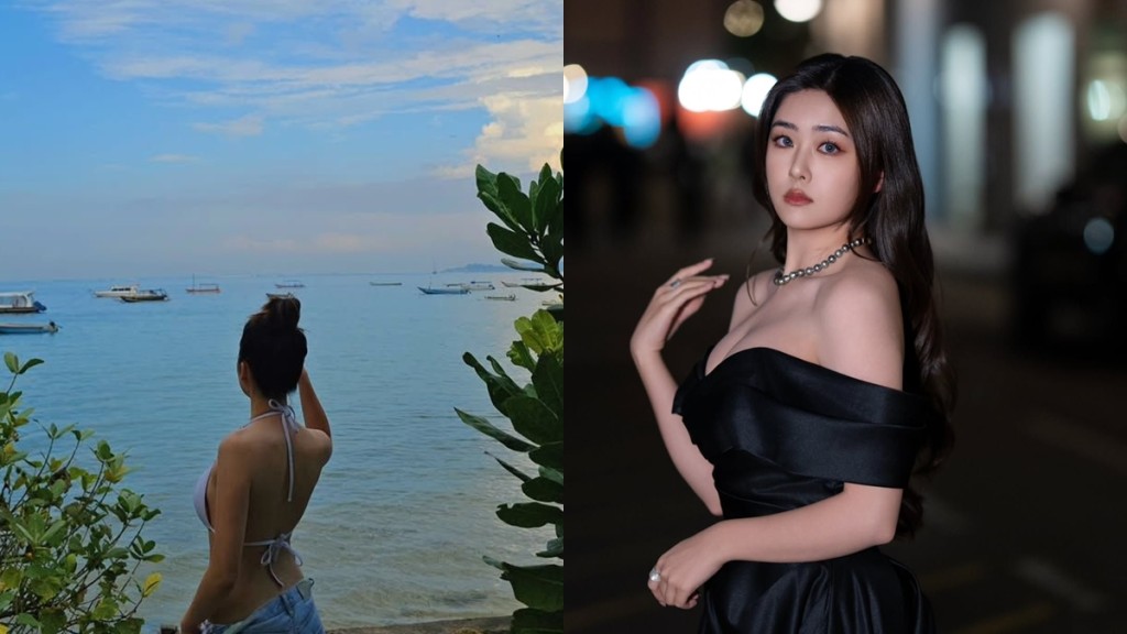 林迪安女兒林沚羿性感泳照大放送  穿比堅尼晒驕人上圍  不隨父闖國際影壇  加入TVB發展