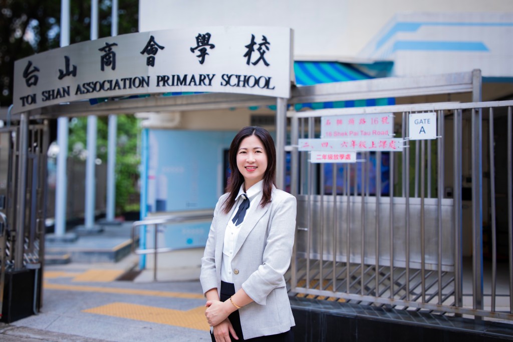 台山商會學校湯敏儀校長(圖片來源:受訪學校提供) 台山商會學校湯敏儀校長(圖片來源:受訪學校提供)