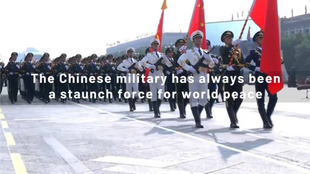 中國國防部在「X」平台開通官方賬號，向世界宣示中國軍隊是和平的堅實力量。Ｘ@MND_China