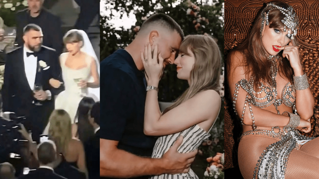 Taylor Swift與Travis Kelce億元婚禮巨星雲集  阿當桑迪拿任證婚人  Blake Lively冇影友情已逝
