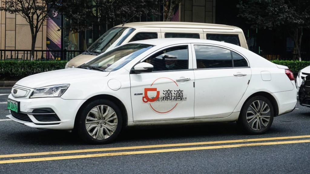 網約車行業正成為內地穩定就業的重要支撐。法新社示意圖