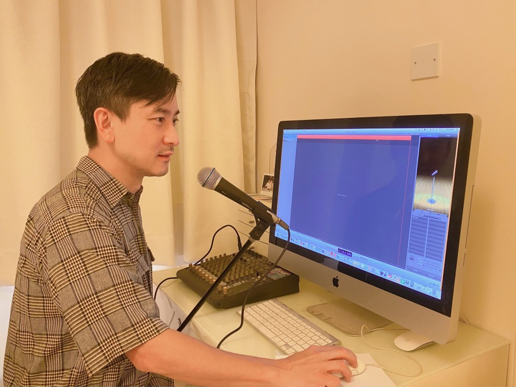 阿范盡量一日內錄晒三個節目，錄唔晒就在家工作。