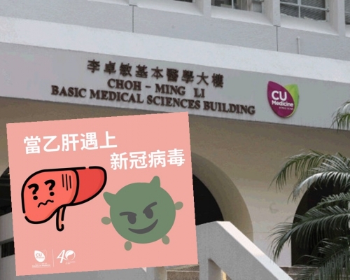 中文大學醫學院發表針對新冠患者最新研究。