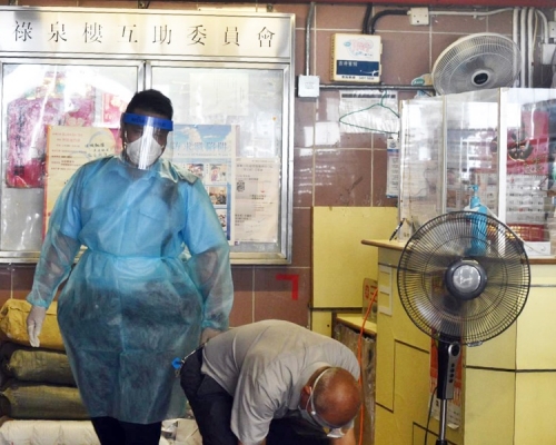 衛生防護中心正跟進祿泉樓群組個案的流行病學調查和防控工作。
