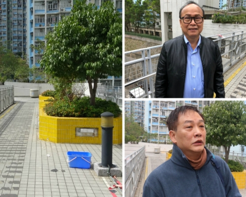 區議員許林慶(右上);法團副主席黃德成(右下)。