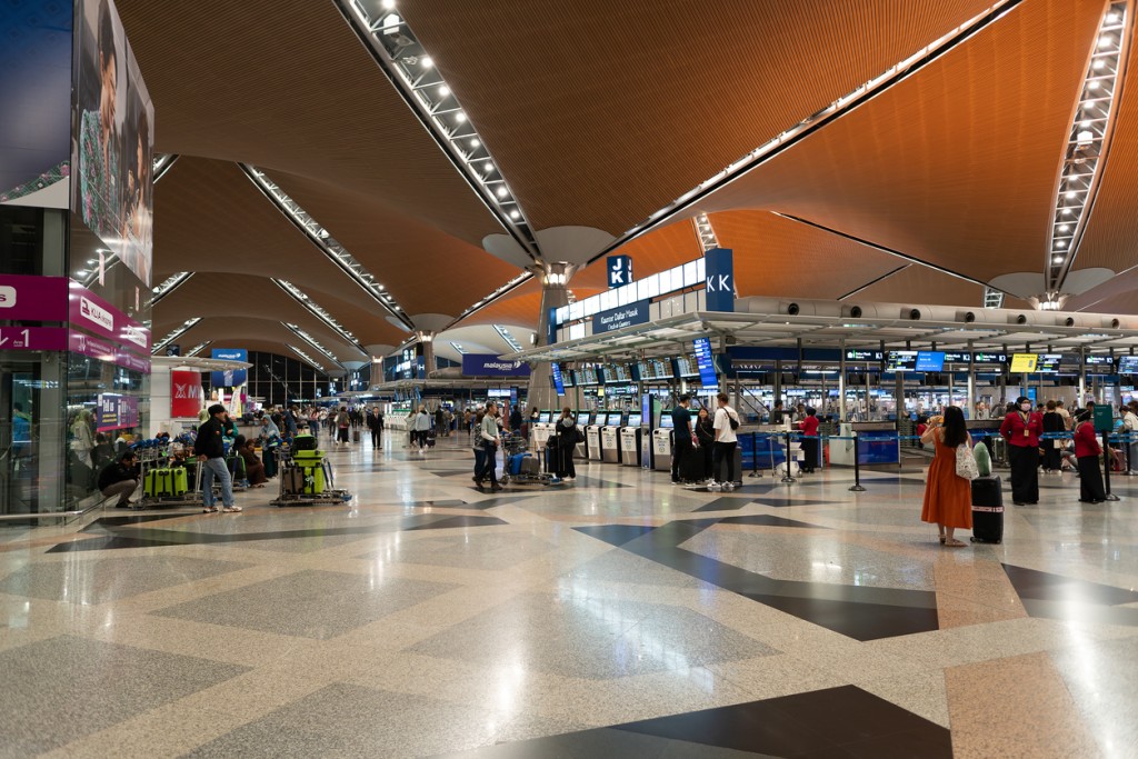 馬來西亞吉隆坡國際機場（KLIA）。iStock