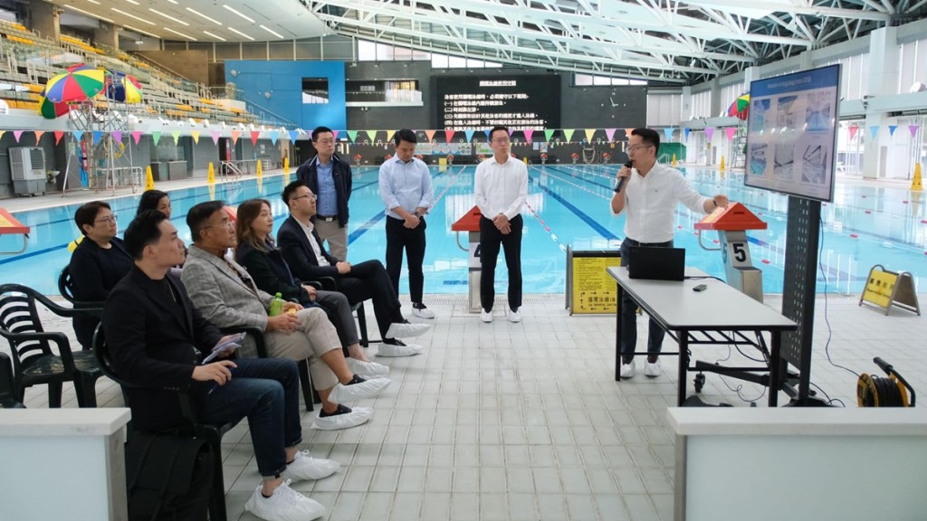 中山公園泳池防溺系統投入測試兩月 田北辰：全面應用「終點在望」