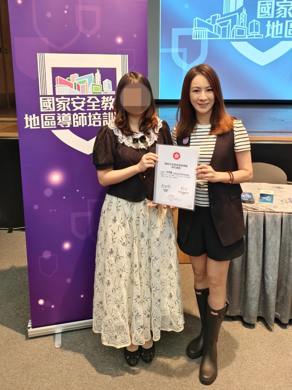 李焯寧出席國家安全教育地區導師培訓活動。
