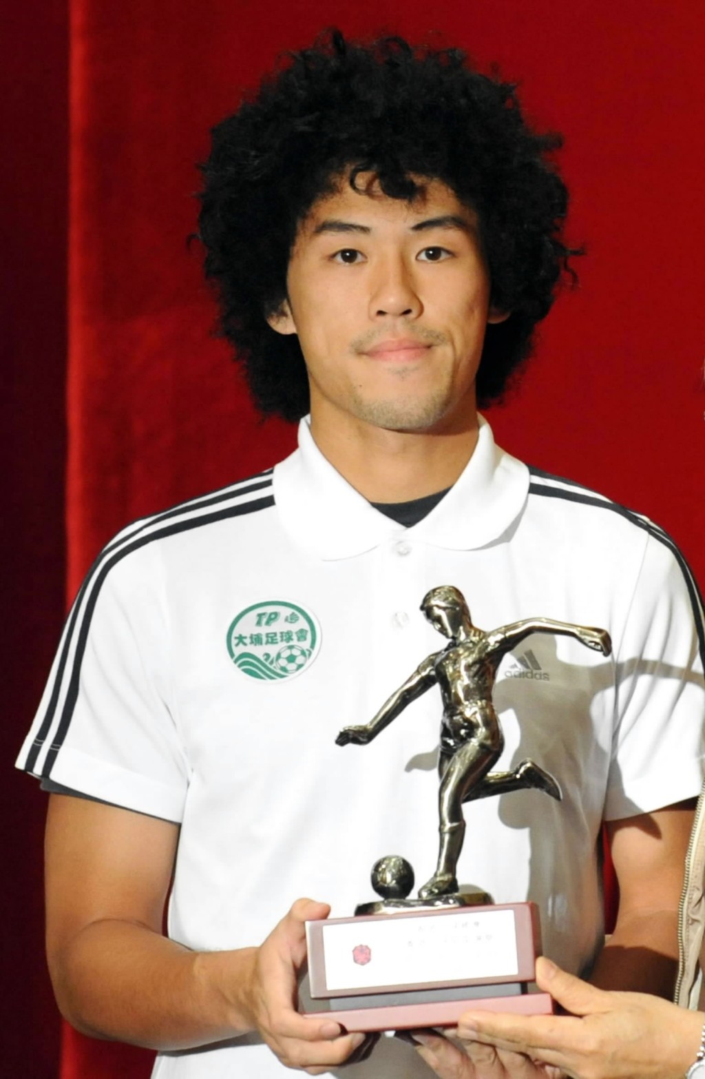 李瀚灏曾经赢过最佳青年球员奖。 资料图片