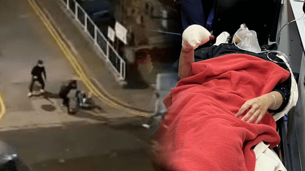 西環山道上月發生傷人案，31歲姓黃男子在街頭遭多名刀手狂斬致全身多處受傷。資料圖片
