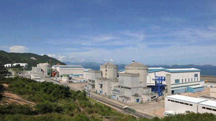 嶺澳核電站。網上圖片