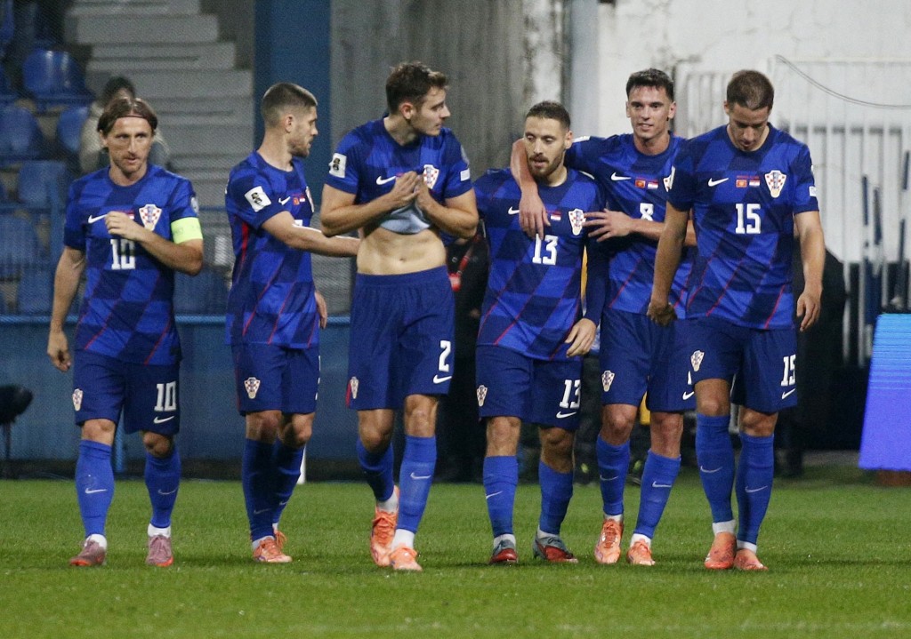 克罗地亚保住不败战绩。路透社