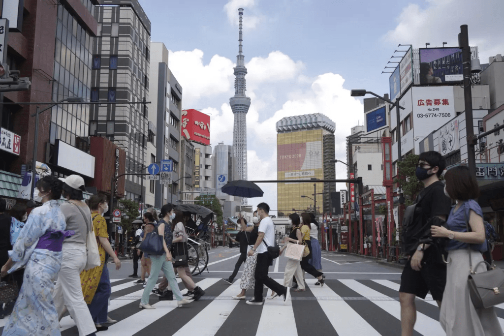 東京是日本的熱門旅遊地點。（美聯社）