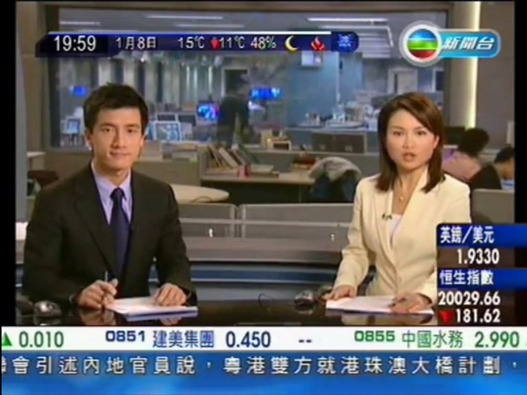 蔡誌恩曾為新聞主播，效力過有線及TVB新聞部。