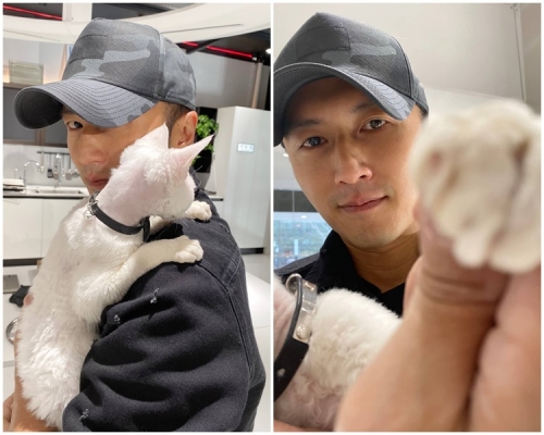 霆鋒對「新歡」愛不釋手好痴纏。