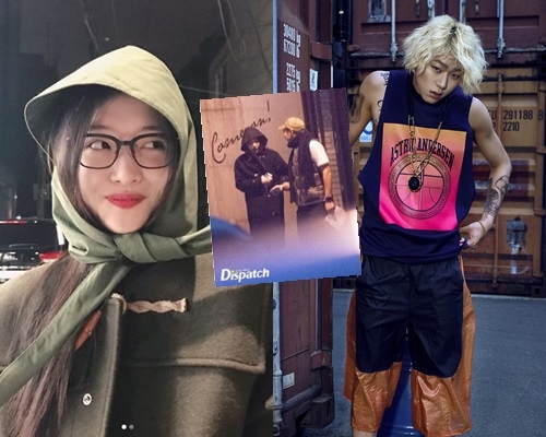 Sulli同行男生手臂確實沒有紋身（ig圖片），不知為何網民會誤認是Zico。