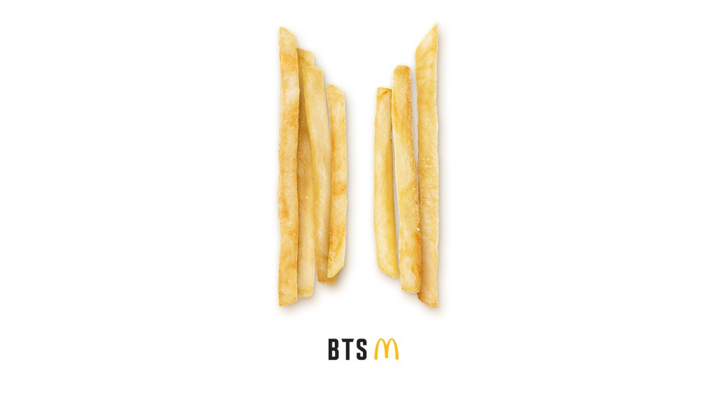 麥當勞推出BTS限量版套餐。麥當勞圖片