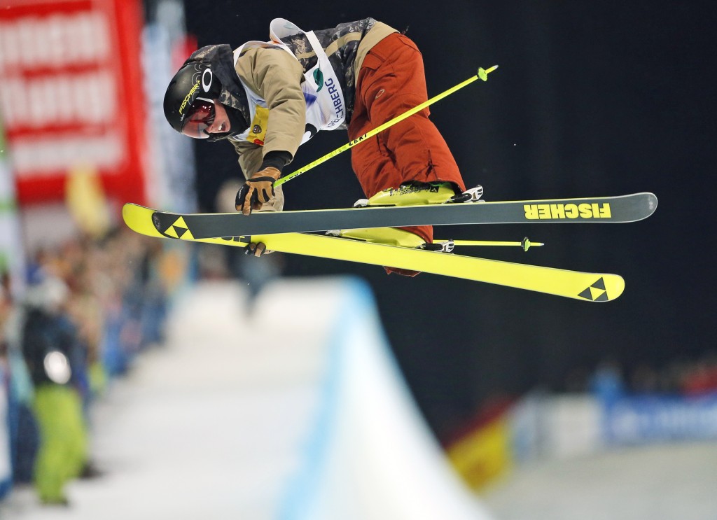 31岁的前美国自由式滑雪世界冠军斯梅恩（Kyle Smaine）。AP