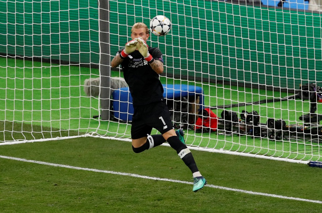 卡列奧斯於18年歐聯決賽2犯低級錯誤。Reuters資料圖片