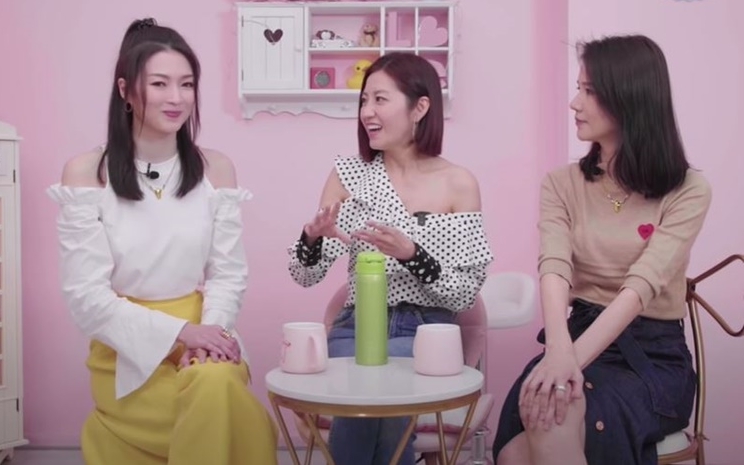 雖然3位好姊妹都是互讚,但陳自瑤與黃翠如對Shiga的平價,跟她過往形象完全不同。
