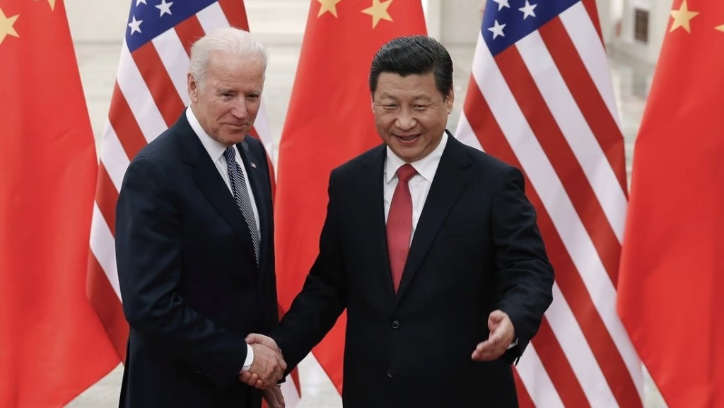 拜登與習近平將於周五通電。美聯社資料圖片