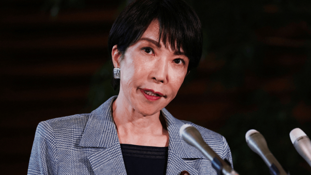 高市早苗早前揚言要將放棄工作和生活平衡。路透社