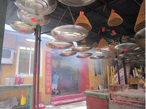 舊藍田觀音廟過去在節日均吸引善信前來祈福。