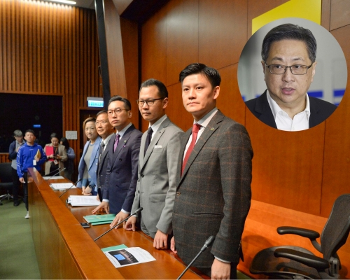 公民黨立法會議員去信盧偉聰(小圖)。資料圖片